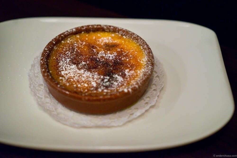 You guessed it. Crème brûlée