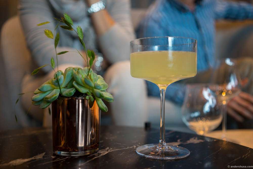 Cocktails in the lounge