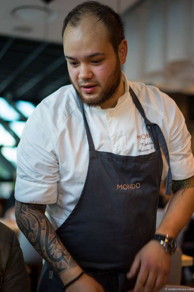 Head chef Christian Andre Pettersen
