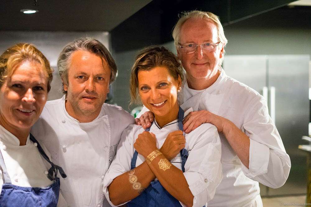 The Dream Team! From left to right; Kristin Jacobsen, Terje Ness, Lise Finckenhagen & Eyvind Hellstrøm