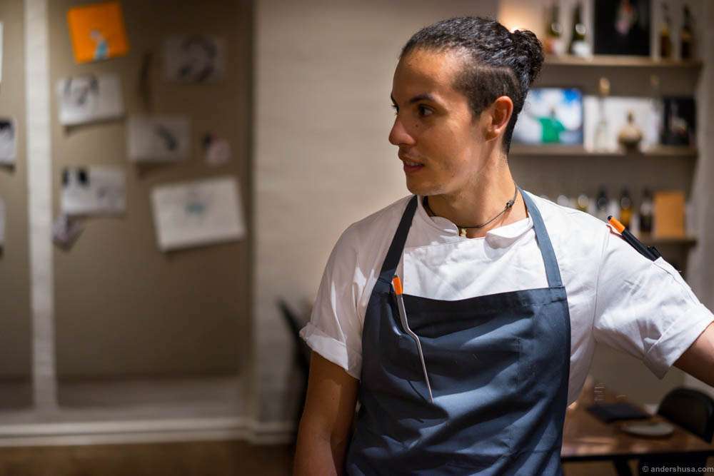 Head chef Karlos Ponte Maldonado