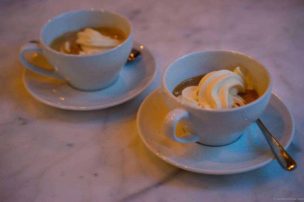 The specialty: affogato