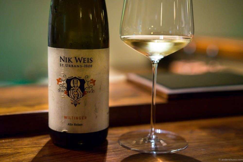 Nic Weis. Wiltinger Feinherb Alte Reben 2014