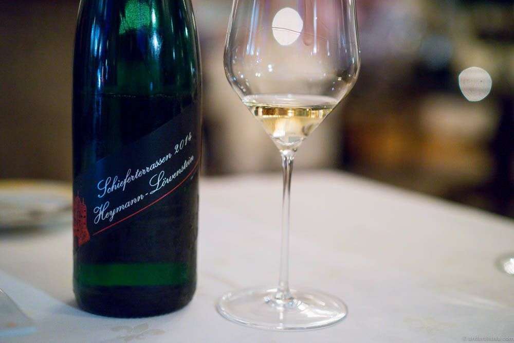 Weingut Heymann-Löwenstein, Schieferterrassen 2014. The same Riesling I had at Aymara!