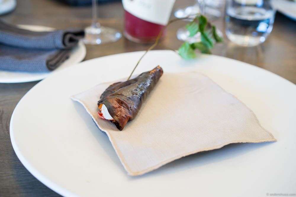 I wish I had a picture taken after the first bite. Unfortunately I don't.