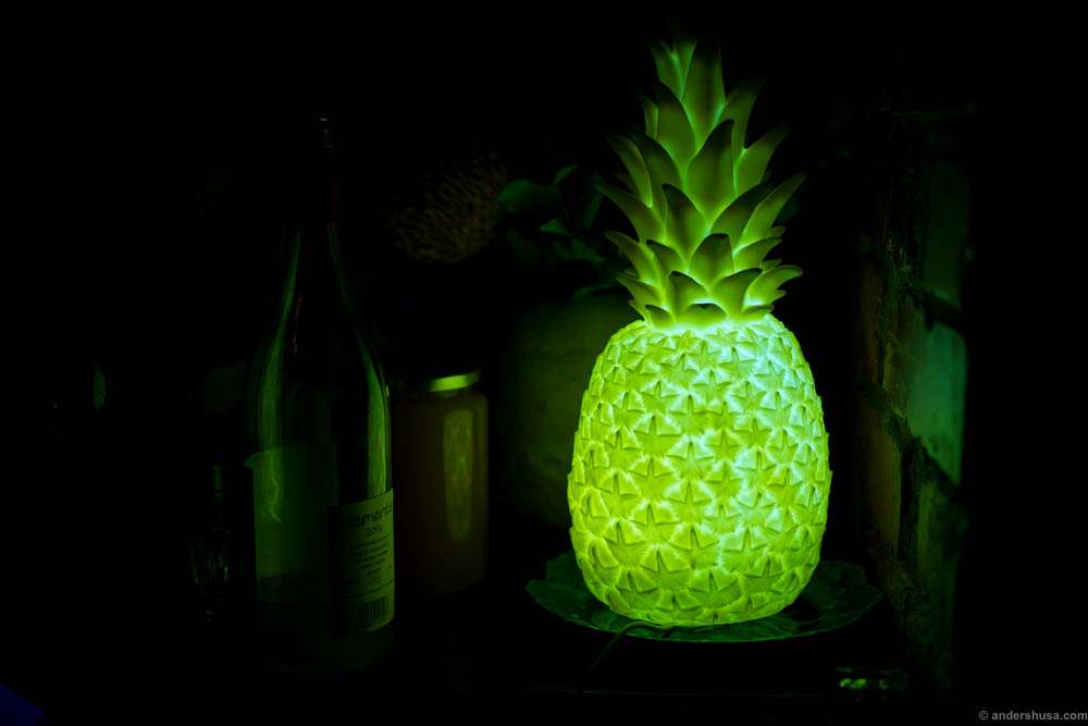 The pineapple in the bar
