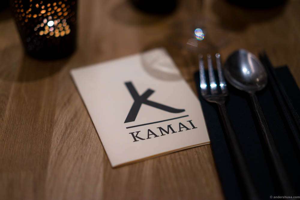 Ready for a kaiseki at Kamai