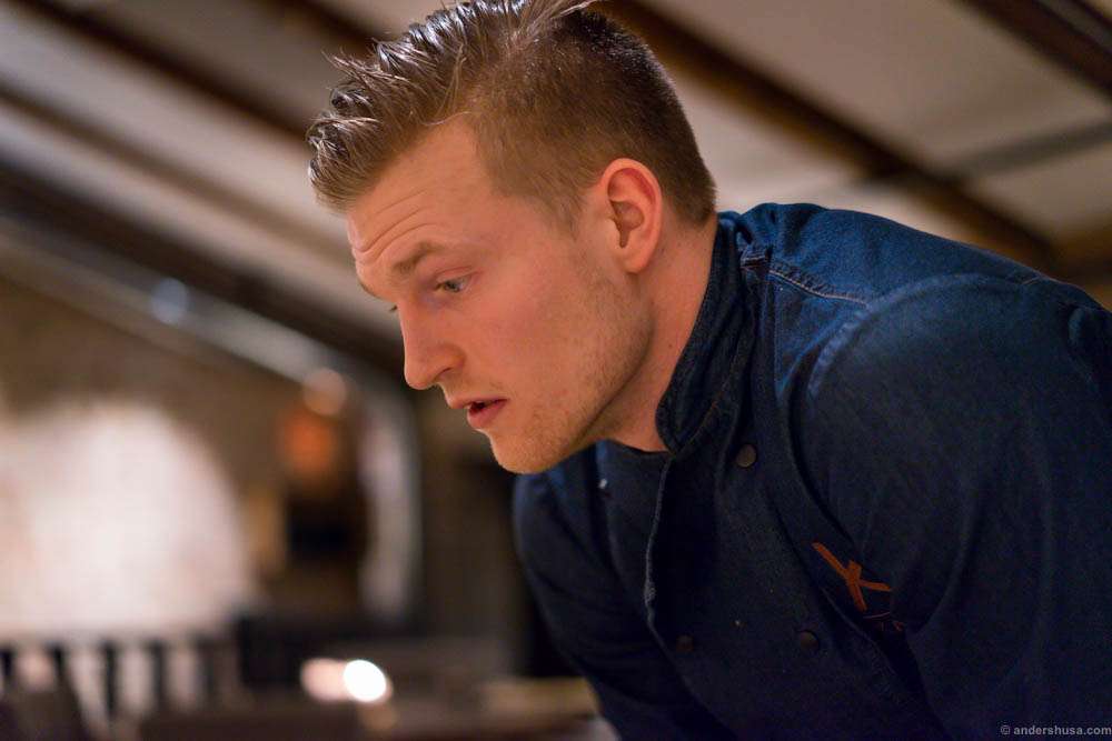 Head chef Halvor Woll Sørlie