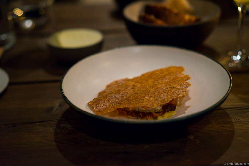 Sweet sweet potatoes. Caramelized sweet potatoes, egg cream, and yuzu granité. Excellent dessert!