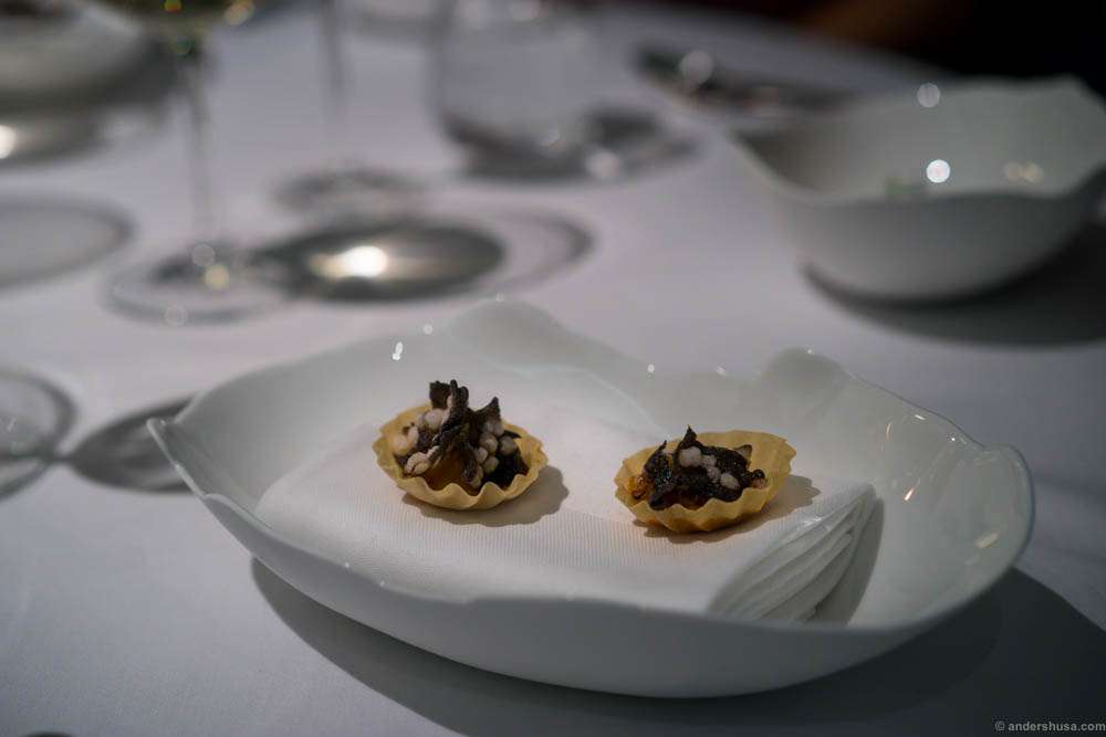 Sea urchin pies