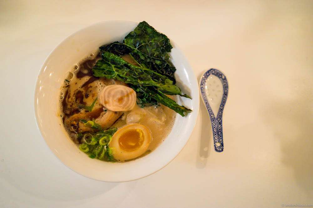 Sæhrímnir. A wild boar based tonkotsu ramen. DKK 115. Sæhrímnir is the creature which is killed and eaten every night by the Æsir, the gods in Norse mythology, and then brought back to life.