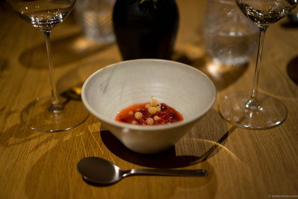 Such a simple and delicious dessert. Just like you would get at your grandparents in the summer when you were a kid. Except they made it last through winter...