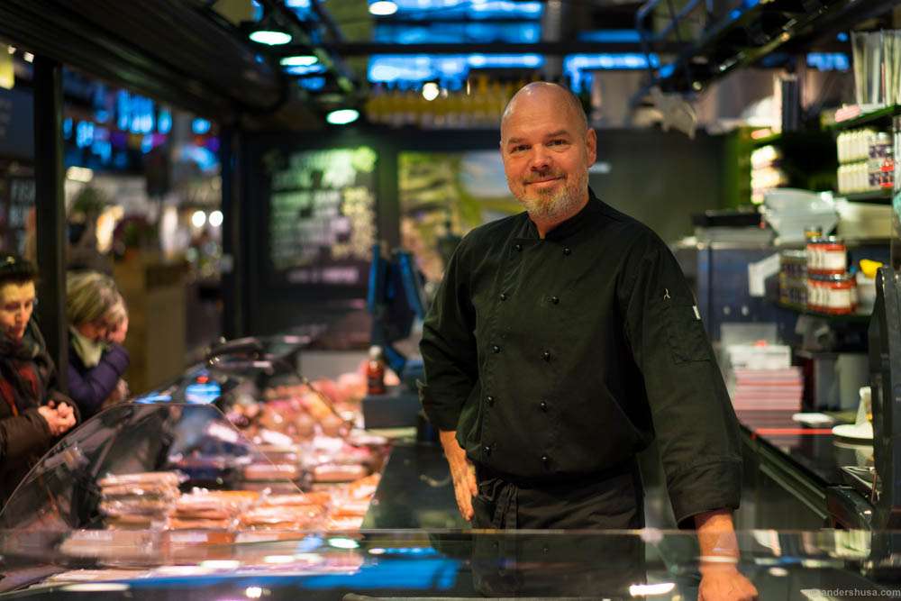 The butcher formerly-known as "Grillsjefen" in his glory days at Anni's Pølsemakeri