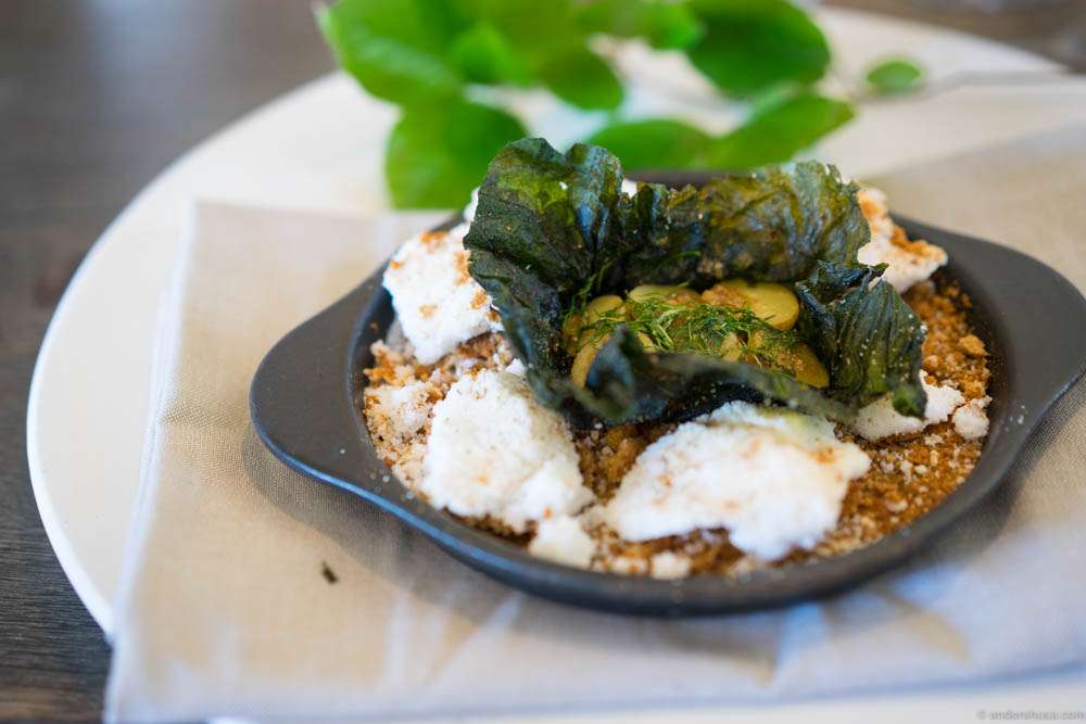 Salt-baked New Danish potato and nettle