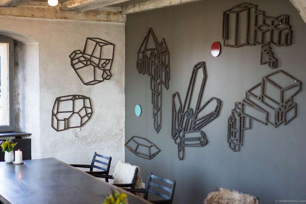 The art on the wall