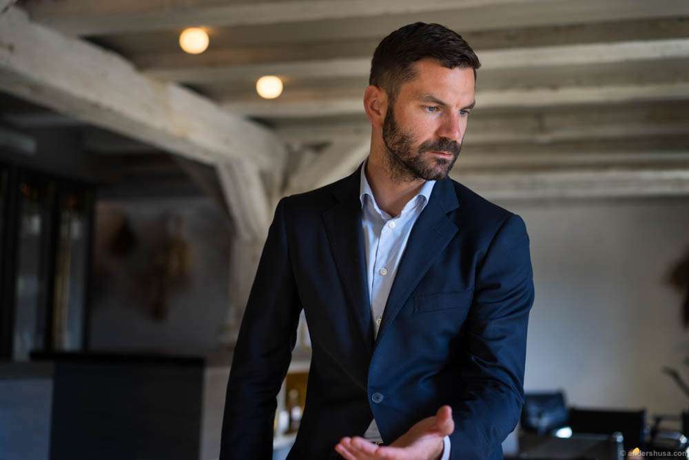 The restaurant manager, the Australian James Spreadbury