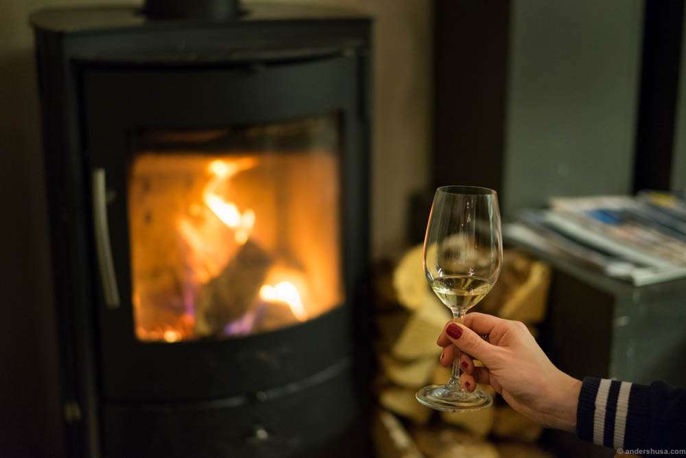 They even have a fireplace!
