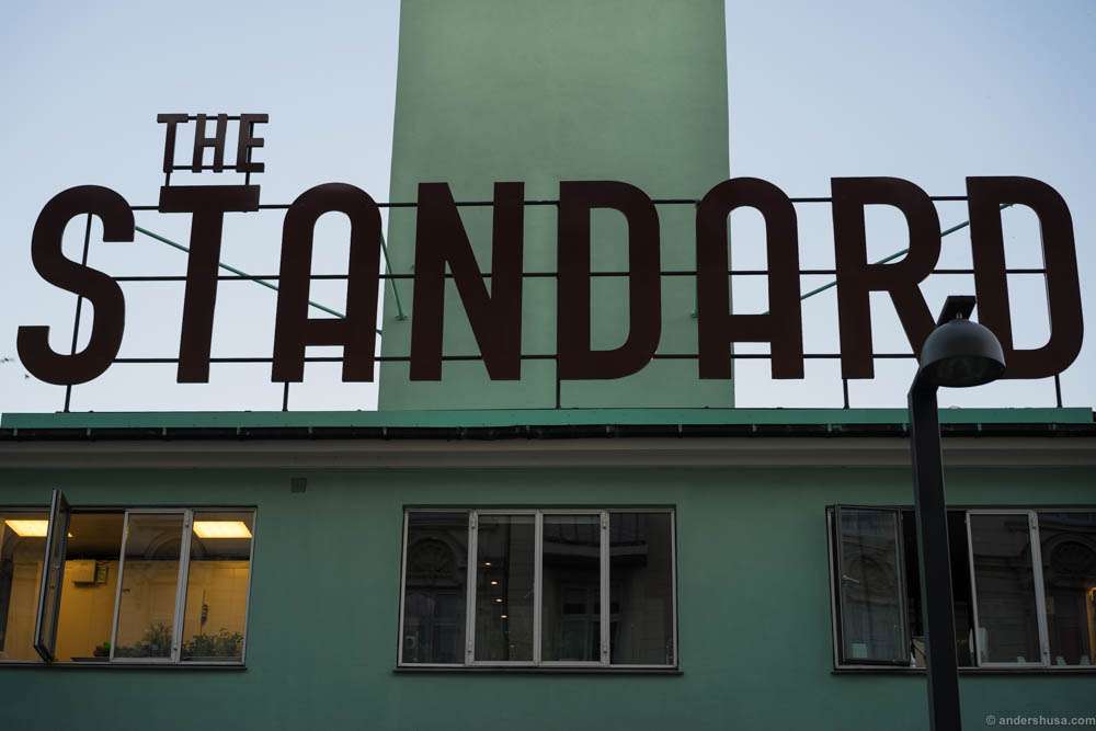 The Standard actually houses three restaurants: Studio, Almanak and Verandah