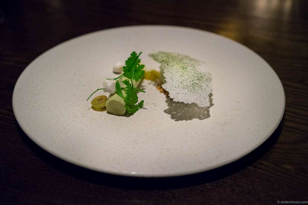 Green gooseberries, green camomile & verbena