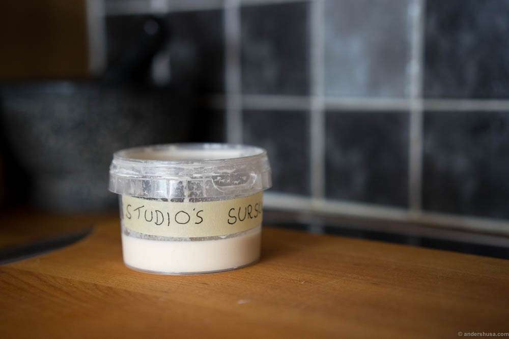 A sample of Studio's sourdough
