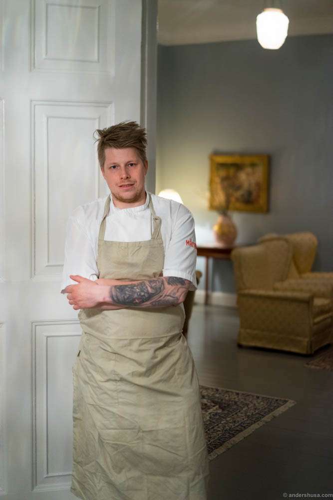 Head chef Nicolai Ellitsgaard Pedersen