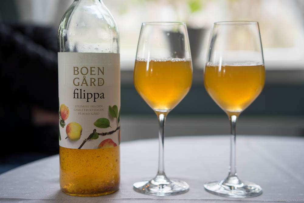 Boen Gård filippa apple juice. Made on apples from the farm