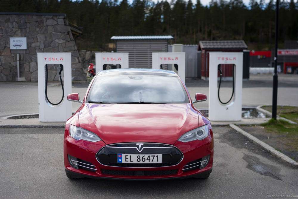 Supercharging our Tesla Model S