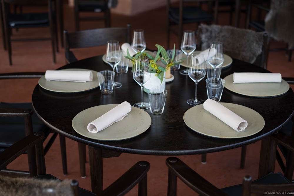 Our table at Noma Australia