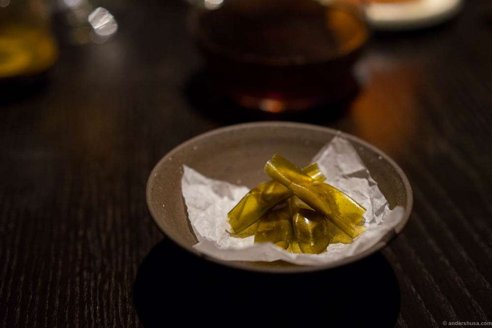 Final snacks: Apple caramels