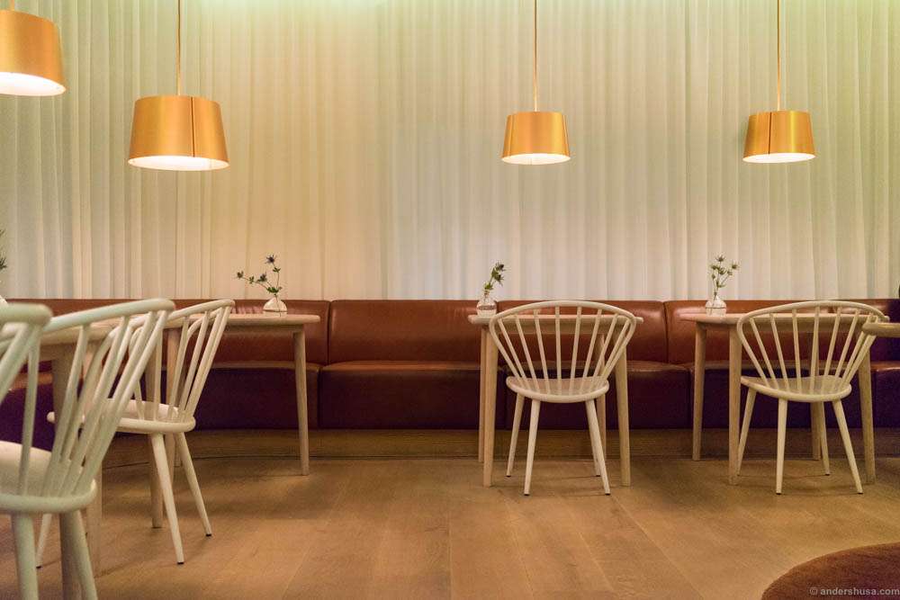 The interior design by architect Jonas Lindvall