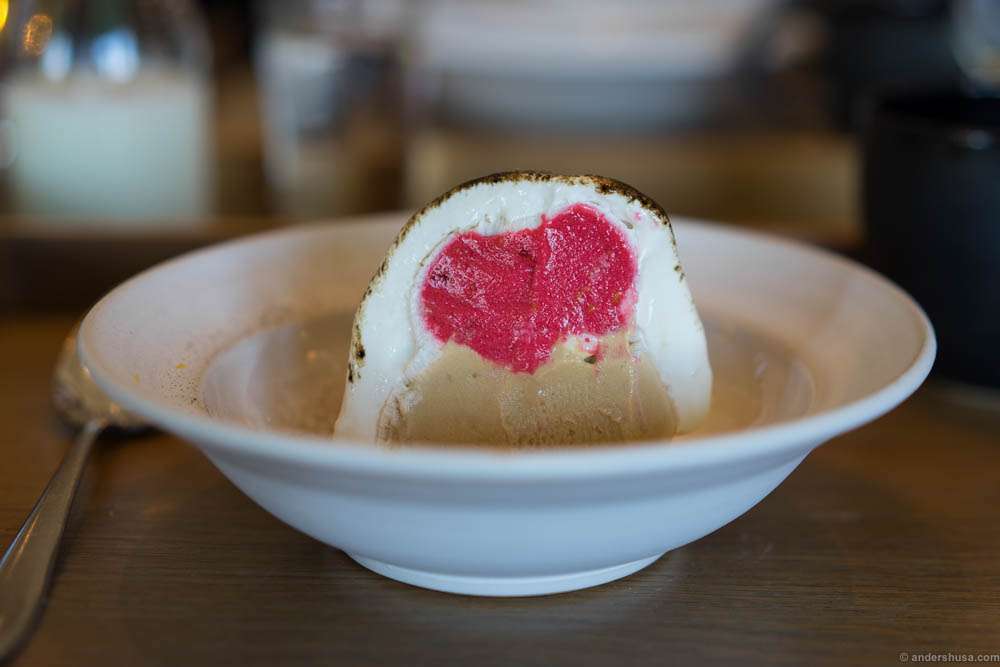 This reminded me of a "Baked Alaska"