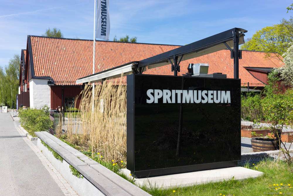 Spritmuseum. Liquor museum and a wonderful waterfront restaurant at Djurgården