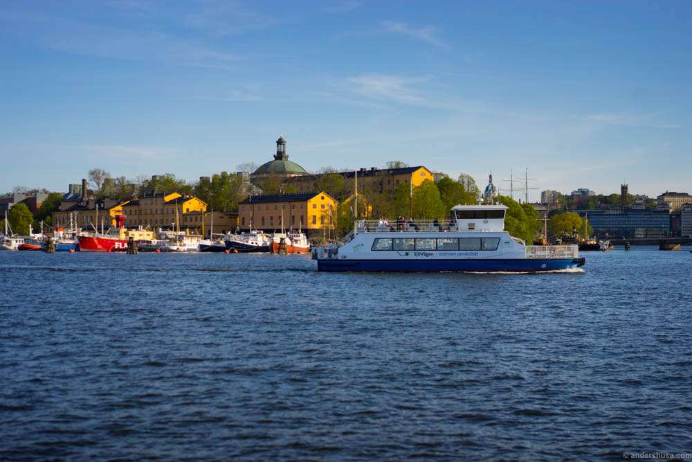 The ferry from Gamla Stan to Djurgården