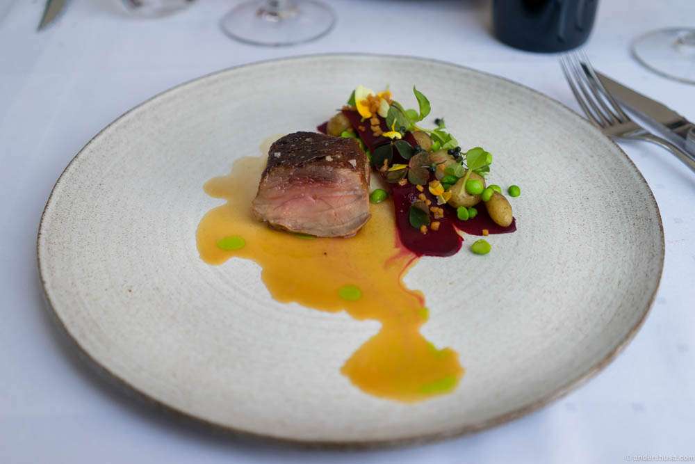 Lamb from Jæren, beets and mini potatoes from Gyda's farm in Hommersåk