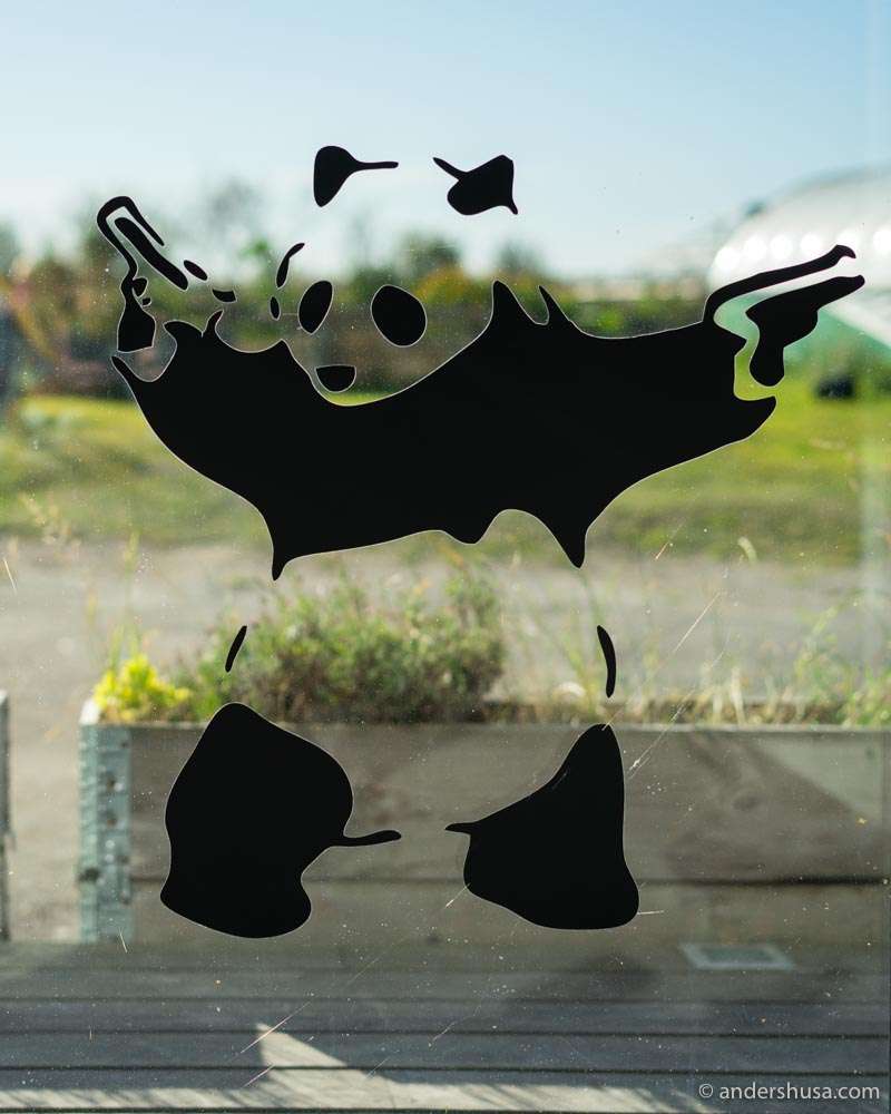 The Banksy panda.