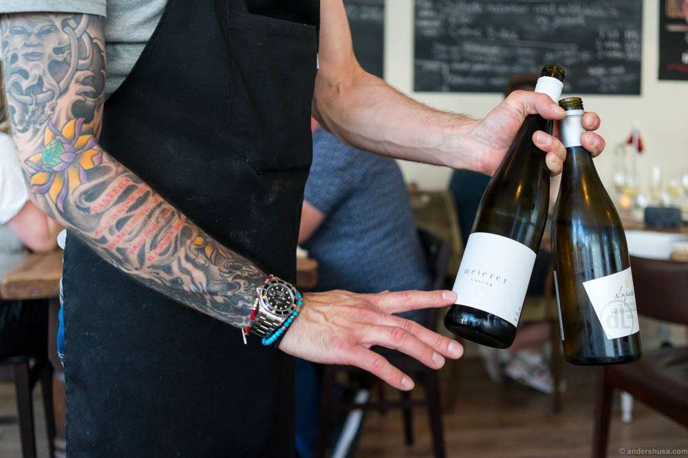 Tattoos and wine
