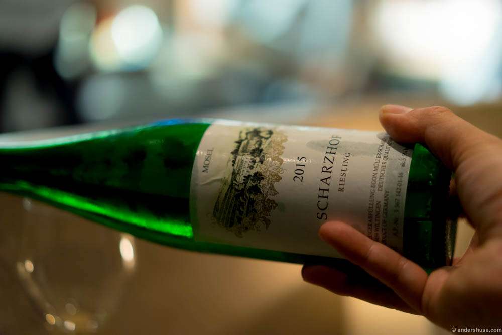 2015 Egon Müller, Scharzhof Riesling from Mosel