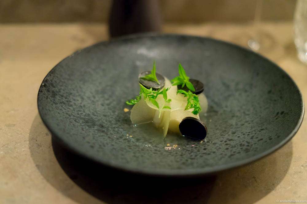 Clara friis pears and fermented garlic