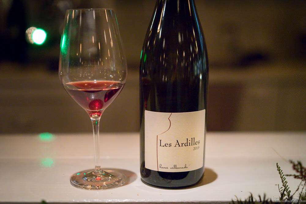 2015 "Les Ardilles," Hervé Villemade, 85% Pinot Noir - 15 % Gamay