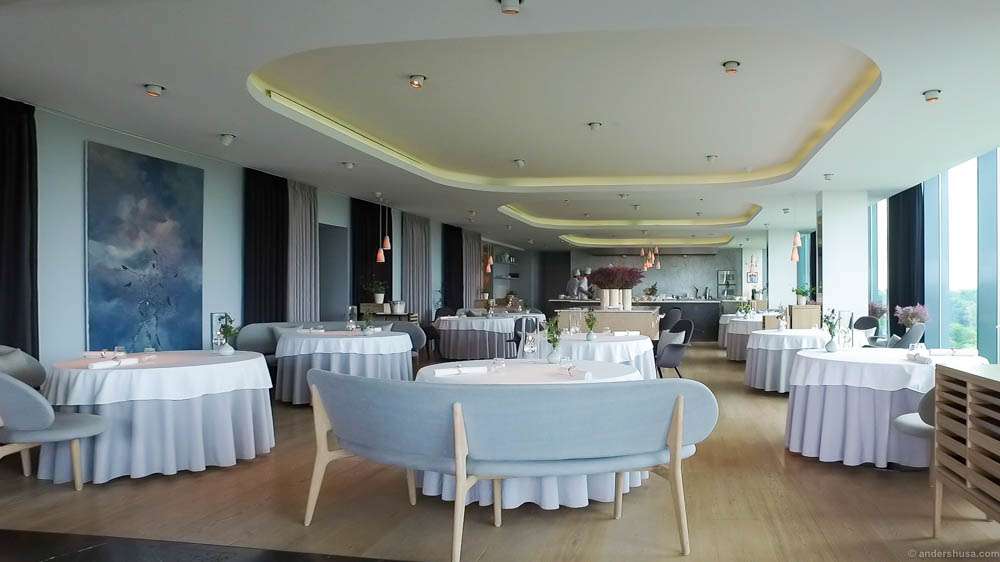 The newly refurbished main dining room of Geranium