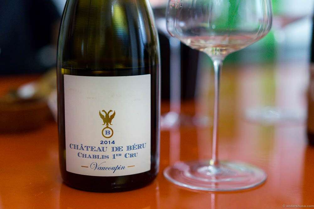 Château de Béru Vaucoupin 1er cru
