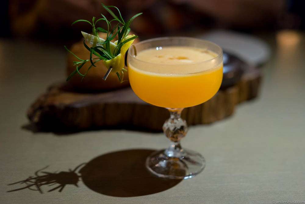 Yuzu cocktail
