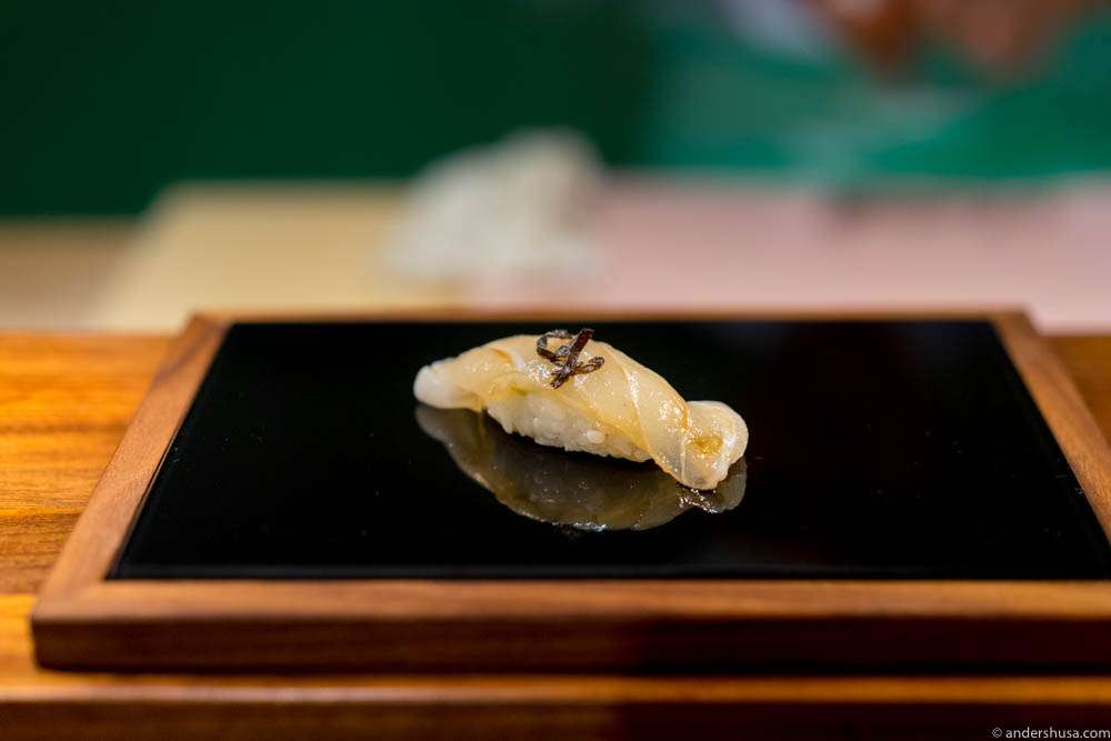 "Skrei" with shio kombu