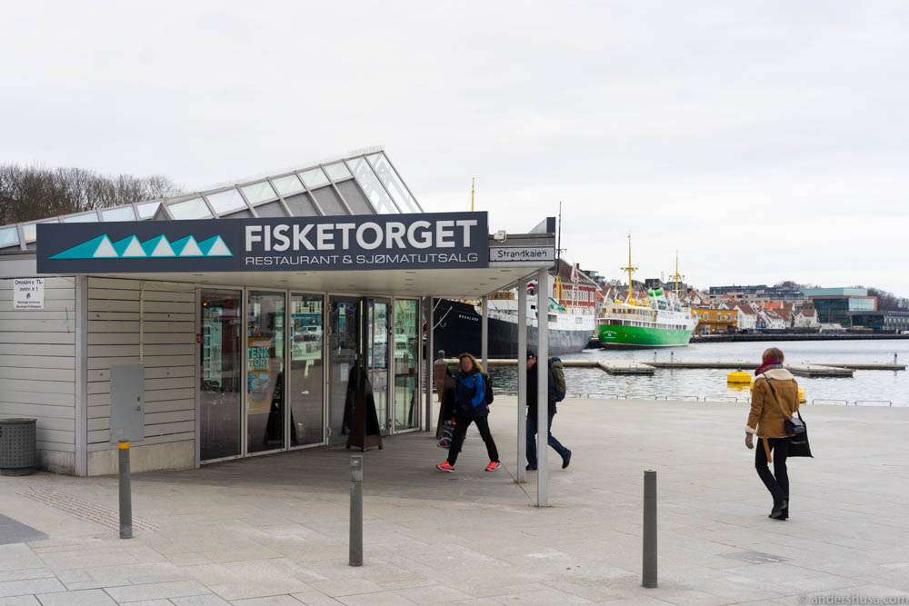 Fisketorget at Vågen in Stavanger