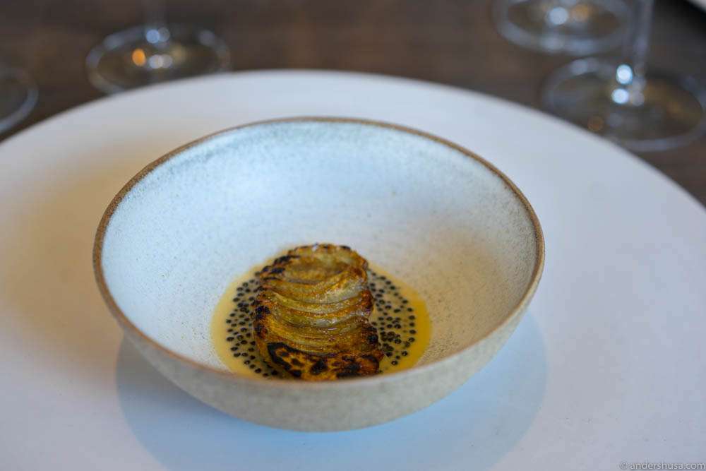 Artichoke and caviar
