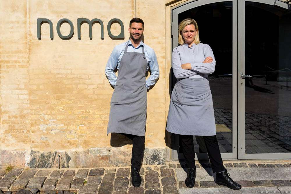 Restaurant manager James Spreadbury and front of house team leader Katherine Bont