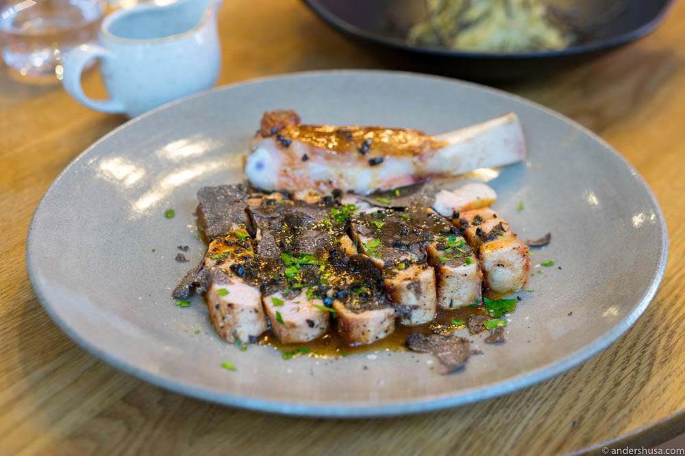 Veal chops & truffle