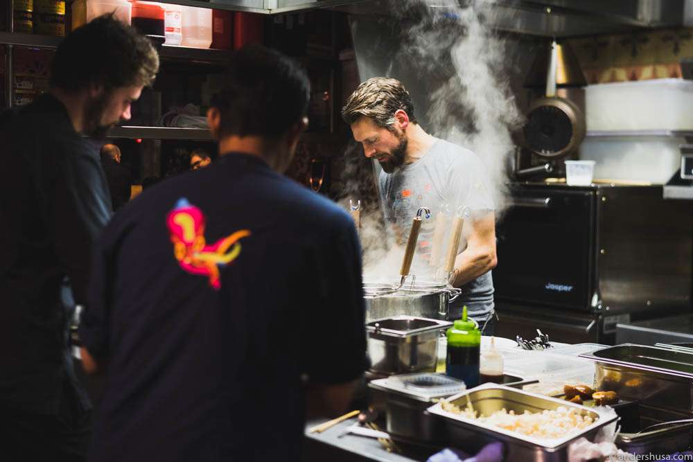 Out of the noodle steam: A ramen knight with a mission