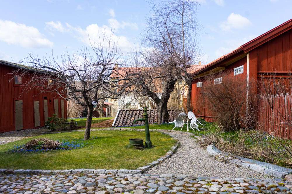 A typical backyard in Nora