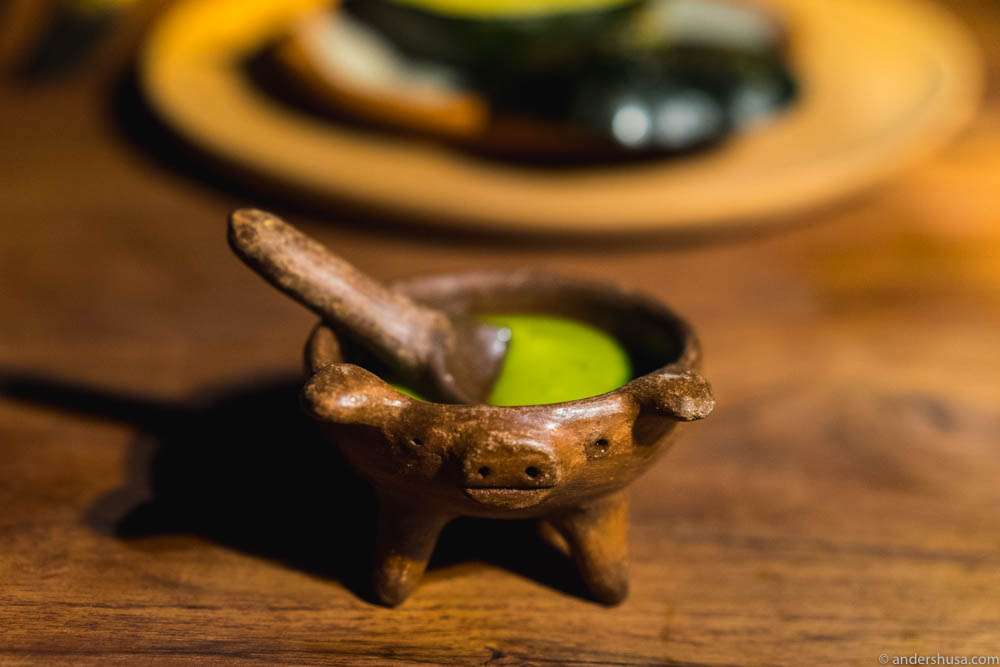 Fudge made from the avocado leaf